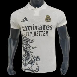 Player Version 24/25 Real Madrid White Dragon Special Jersey