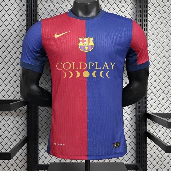 Player Version 24/25 Barcelona Coldplay Home Special Jersey