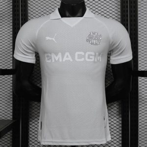 Player Version 24/25 Olympique Marseille 125th Anniversary White Jersey