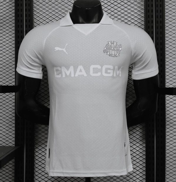 Player Version 24/25 Olympique Marseille 125th Anniversary White Jersey