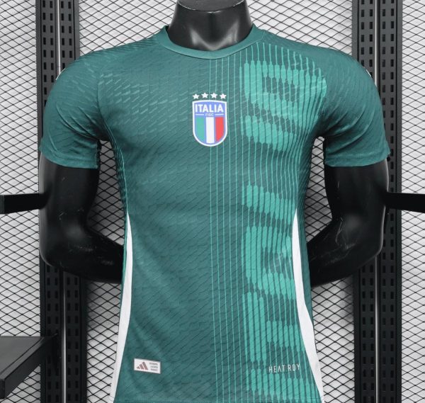 Player Version 2024 Italy Pre-Match Green Jersey
