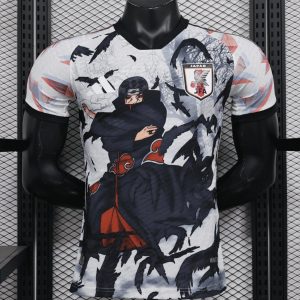 Player Version 2022 Japan Away White Jersey With Itachi Uchiha Printing Jersey