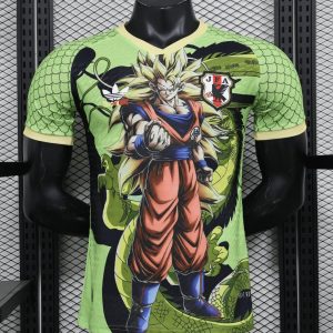 Player Version 2024 Japan Green Dragon Ball Son Goku Jersey