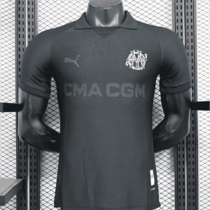 Player Version 24/25 Olympique Marseille Black 125th Goalkeeper Jersey