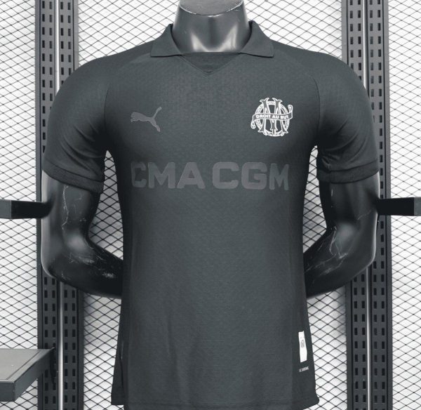 Player Version 24/25 Olympique Marseille Black 125th Goalkeeper Jersey