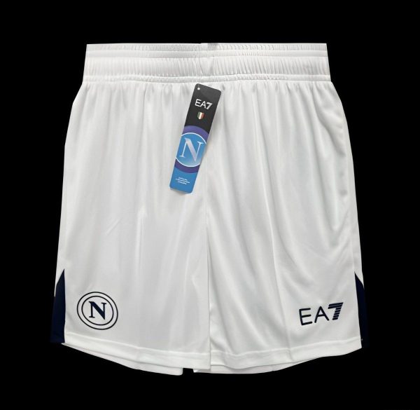 24/25 Napoli Away White Shorts
