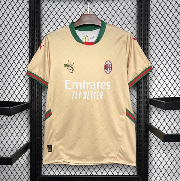 24/25 AC Milan x Gucci Golden 125th Anniversary Jersey