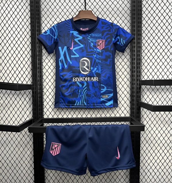 4/25 Kids Atletico Madrid Third Jersey