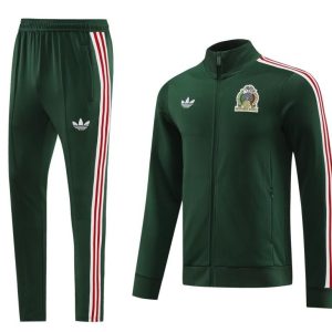 2024 Mexico Green Full Zipper Jacket +Long Pants