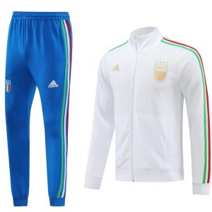 24/25 Italy White Full Zipper Jacket +Long Pants