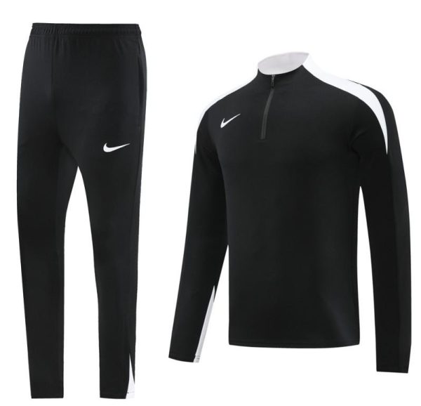 24/25 Nike Black Half Zipper Jacket+Long Pants