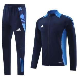 24/25 Adidas Navy/Blue Full Zipper Jacket +Long Pants