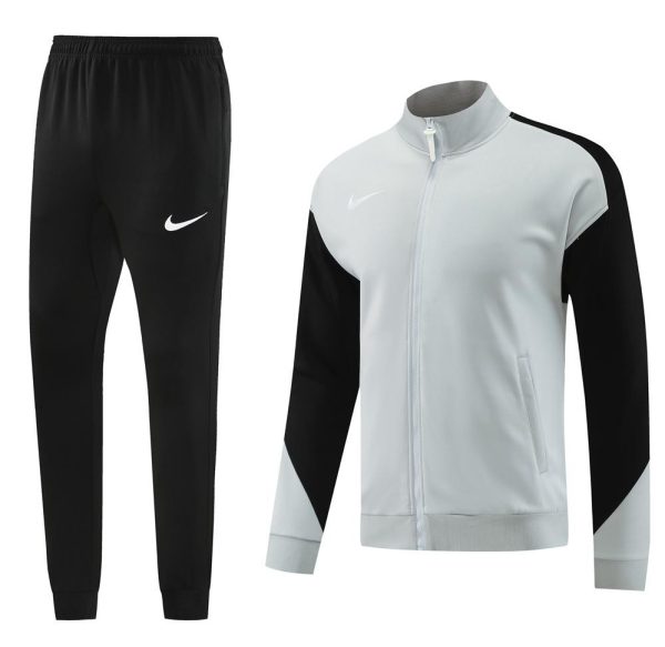24/25 Nike Grey/Black Full Zipper Jacket +Long Pants