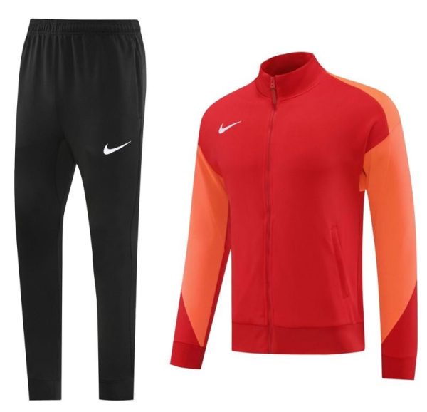 24/25 Nike Orange/Red Full Zipper Jacket +Long Pants