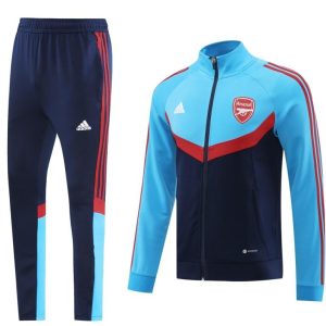 24/25 Arsenal Black/Blue Full Zipper Jacket +Long Pants