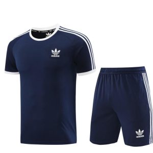 24/25 Adidas Original Navy Short Sleeve Jersey+Shorts