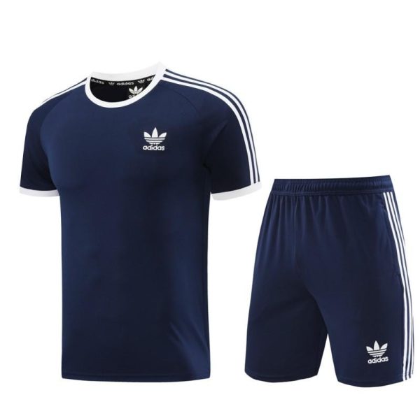 24/25 Adidas Original Navy Short Sleeve Jersey+Shorts