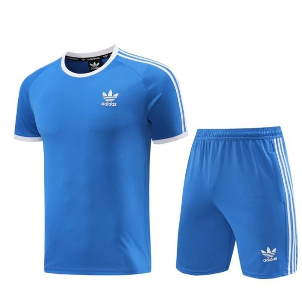 24/25 Adidas Original Blue Short Sleeve Jersey+Shorts