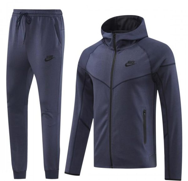 24/25 Nike Navy Hoodie Full Zipper Jacket +Long Pants