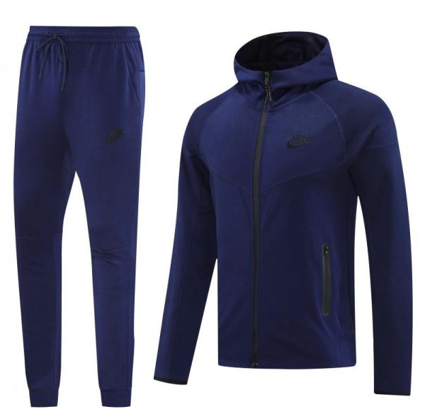 24/25 Nike Navy Hoodie Full Zipper Jacket +Long Pants