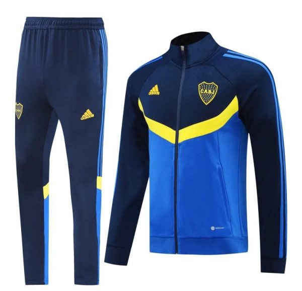 24/25 Boca Juniors Navy/Blue Full Zipper Jacket +Long Pants