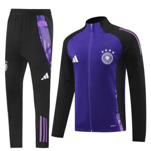 2024 Germany Purple Full Zipper Jacket +Long Pants