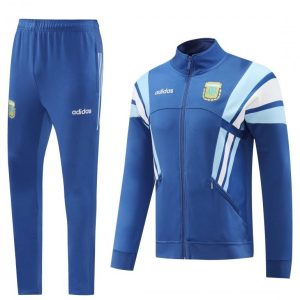 2024 Argentina Blue Full Zipper Jacket +Long Pants
