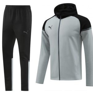 24/25 Puma Grey/Black Full Zipper Jacket +Long Pants