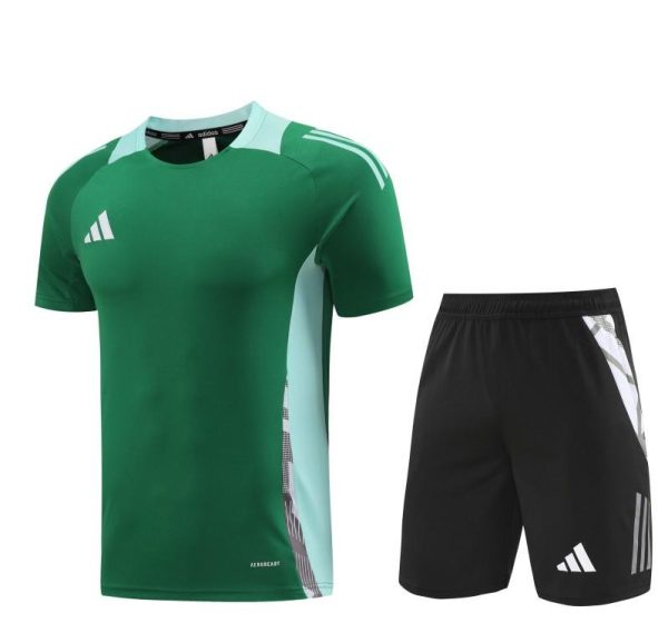 24/25 Adidas Green Short Sleeve Jersey+Shorts