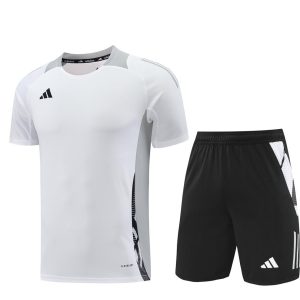 24/25 Adidas White Short Sleeve Jersey+Shorts