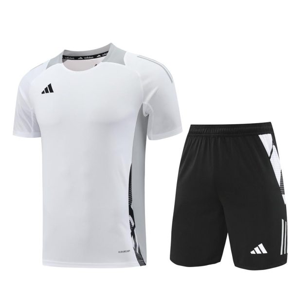 24/25 Adidas White Short Sleeve Jersey+Shorts