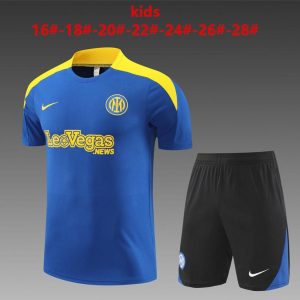 24/25 Kids Inter Milan Short Sleeve Jersey+Shorts