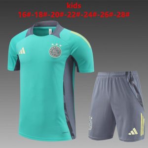 24/25 Kids Ajax Green Short Sleeve Jersey+Shorts