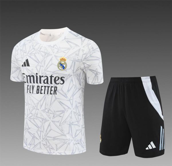 24/25 Real Madrid White Special Short Sleeve Jersey+Shorts