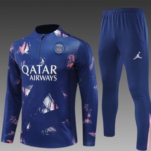 24/25 PSG Navy Half Zipper Jacket+Long Pants