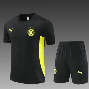 24/25 Borussia Dortmund Black Short Sleeve Jersey+Shorts