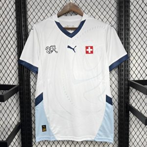 2024 Switzerland Away White Jersey