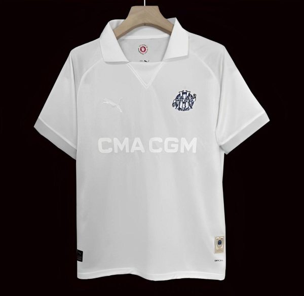 24/25 Olympique Marseille 125th Anniversary White Jersey