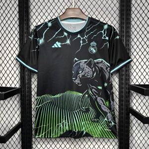 2024/25 Real Madrid Special Edition Black And Green Jersey
