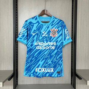 24/25 Corinthians Goallkeeper Blue All Sponsors New