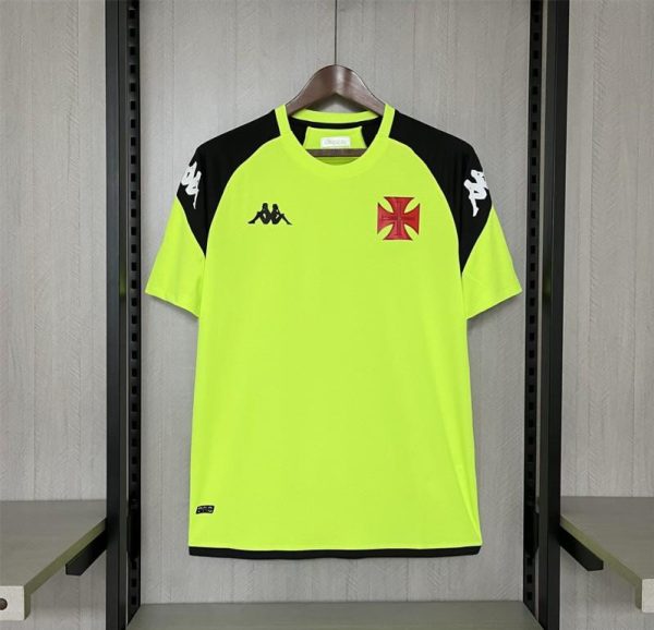 24/25 Vasco Da Gama Training Jersey Fluorescent Green Jersey