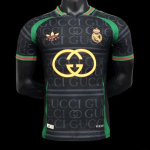 Player Version 24/25 Real Madrid x GUCCI Black Special Jersey