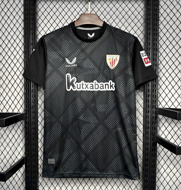 24/25 Athletic Bilbao Goalkeeper Black Jersey
