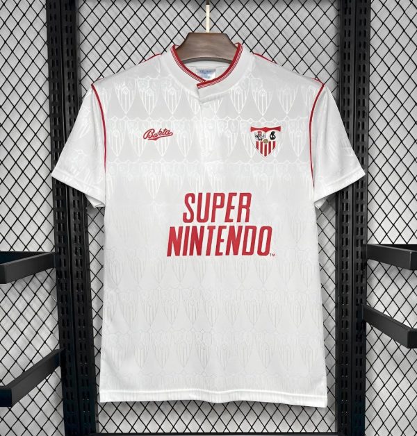 Retro 91/92 Sevilla FC Home Jersey