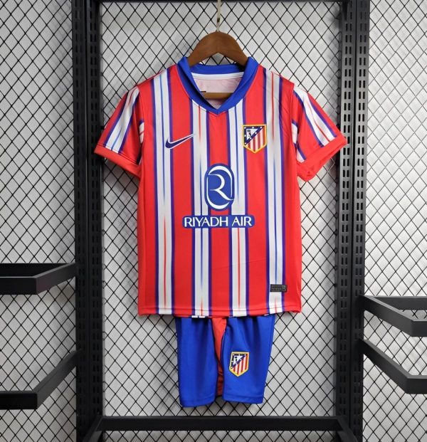 24/25 Kids Atletico Madrid Home 16-28 Jersey