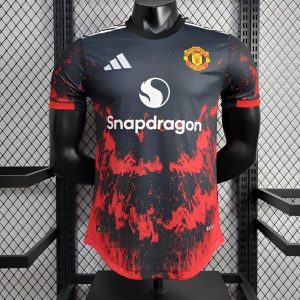Player Version 24/25 Manchester United Black/Red Special Jersey