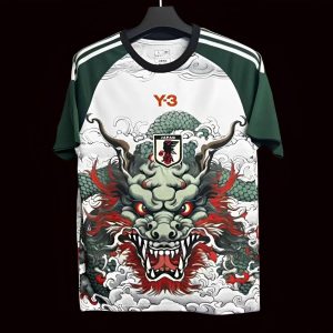 2024 Japan x Y3 Green White Dragon Special Jersey
