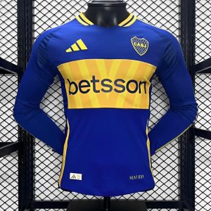 Player Version 24/25 Boca Juniors Home Long Sleeve Jersey