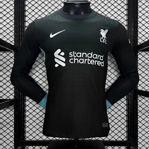 Player Version 24/25 Liverpool Away Long Sleeve Jersey