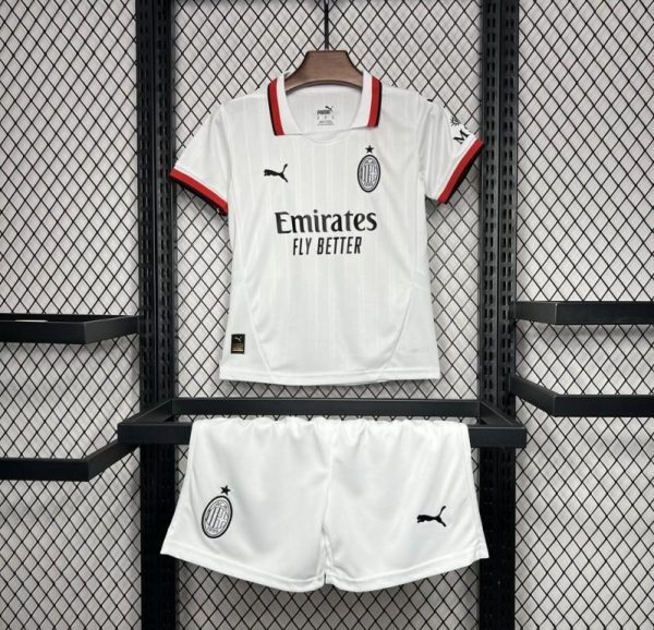 24/25 Kids AC Milan Away Jersey